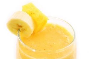 Фруктовый коктейль "Банан+апельсин+ананас"