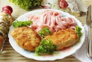 Шницель из мясного фарша