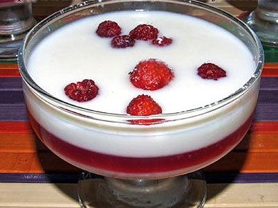 Ягодная Panna cotta (Панна кота)