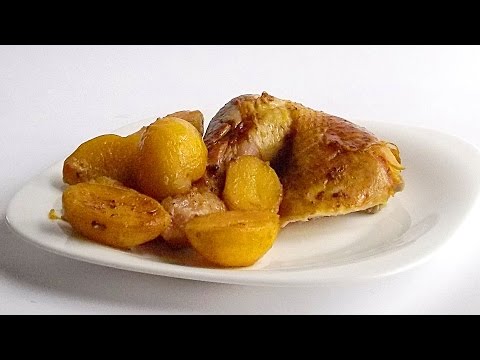 Ароматная Курица с Картошкой в Мультиварке кулинарный видео рецепт