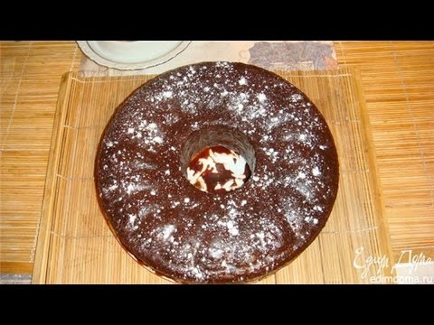 Кулинария.Рецепт.мраморный домашний кекс с какао быстрого приготовления