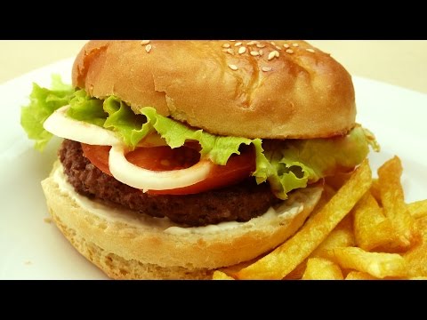 Рецепт гамбургера - Пирожки и булочки
